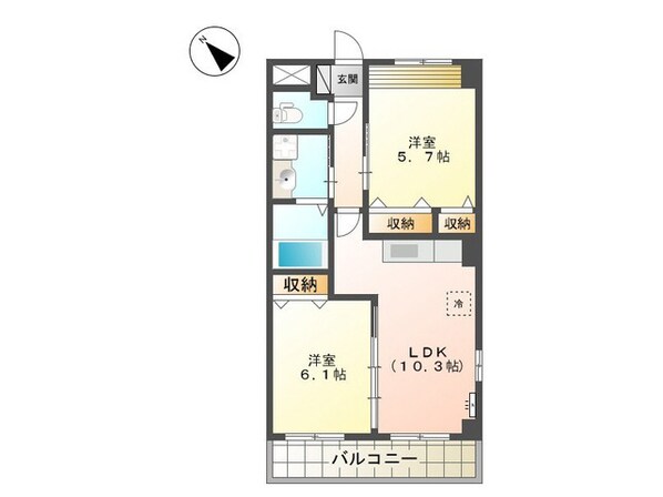 グランド　ジョワの物件間取画像